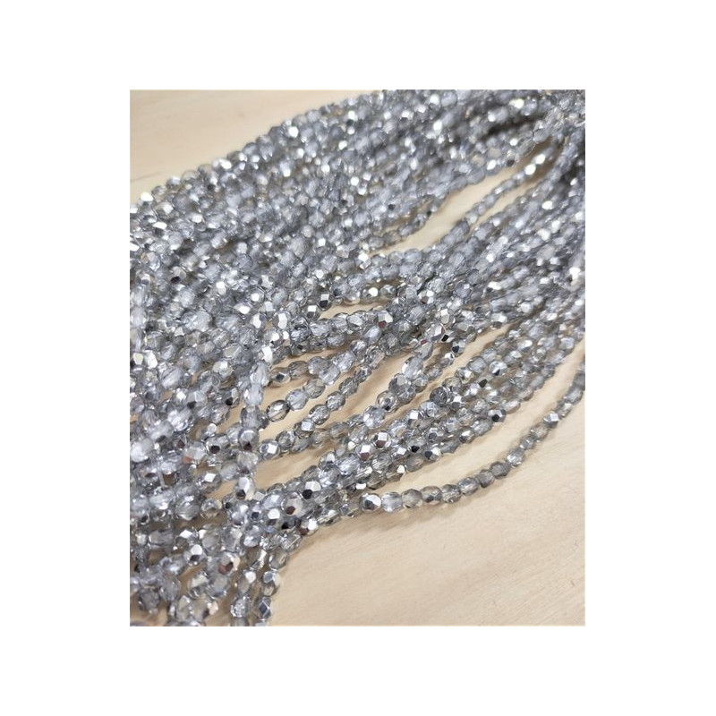 Bicolore Crystal, Silver - Cristallo di Boemia