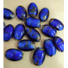 Ovali di murrina con pennellate bronzo