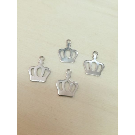 Charms tondi in acciaio