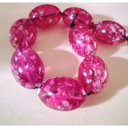 Ovali in bachelite ruby - Resina resistente 