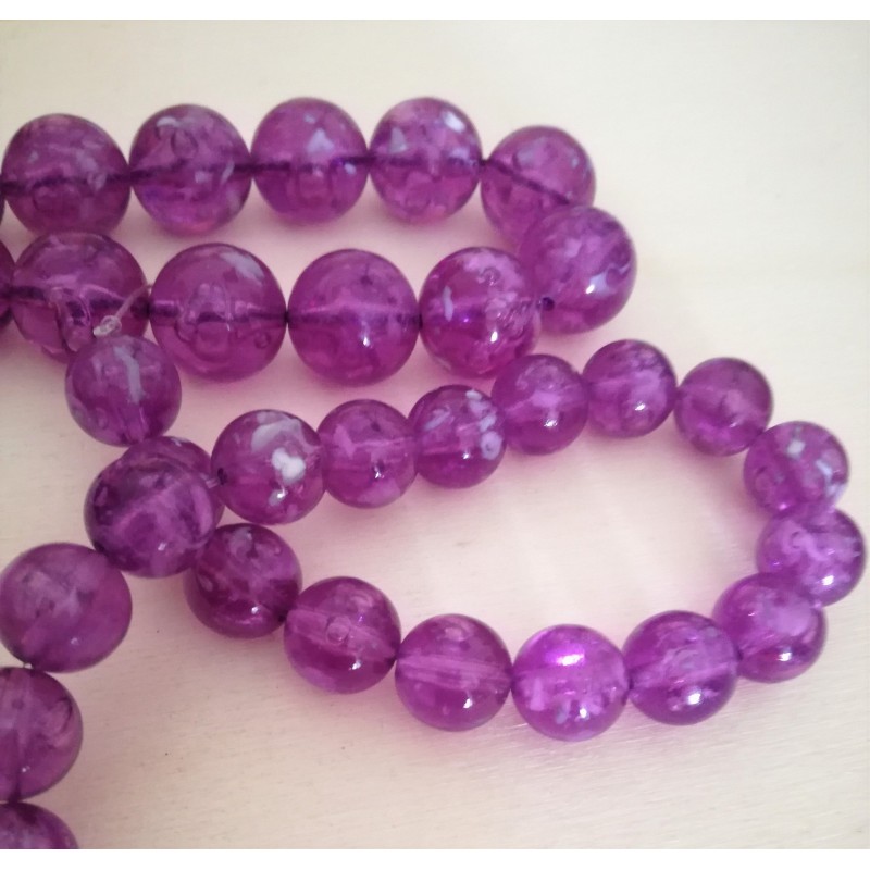 Palline in bachelite viola - Resina resistente 