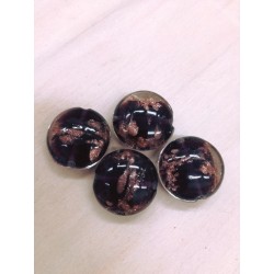 Pasticca murrina con pennellate dorate