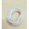 Cordino in cotone cerato bianco