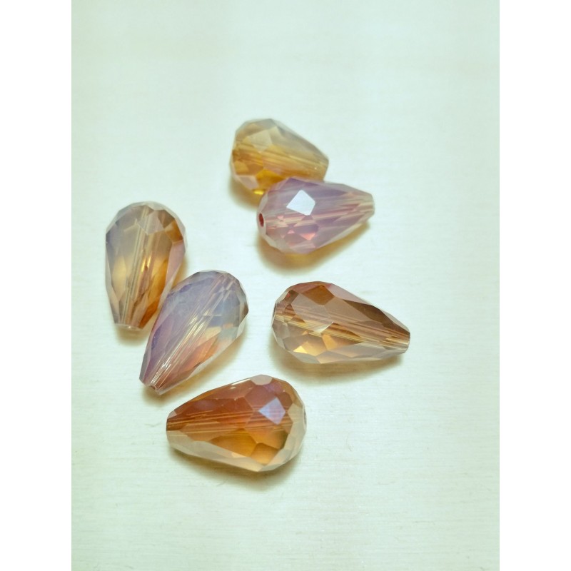 Gocce di cristallo sfaccettato - Topazio