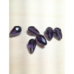 Gocce di cristallo sfaccettato - viola