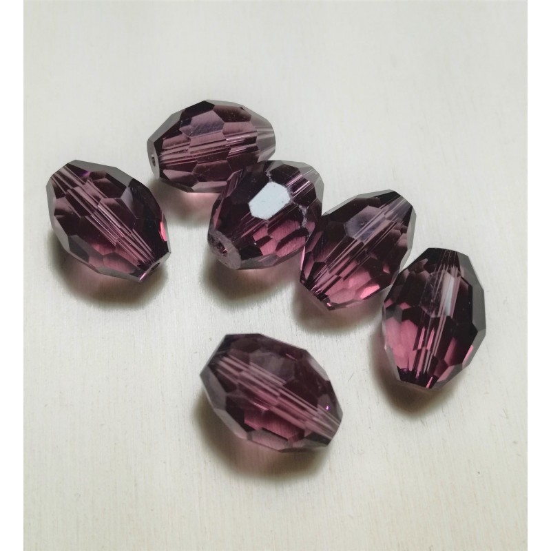 Barilotti di cristallo sfaccettato - ametista