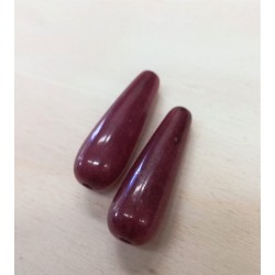 Goccia pietre dure radice di rubino