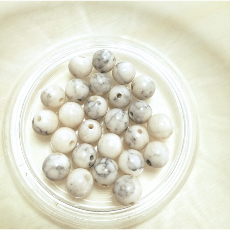 Palline pietre dure effetto marmo