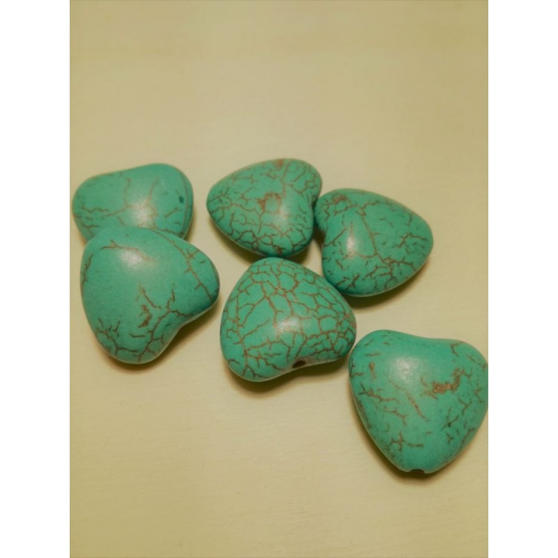 Cuori grandi pasta di turchese