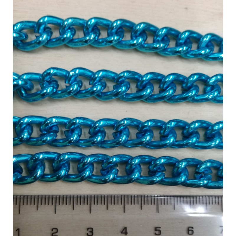 Catena in alluminio blu